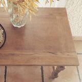 Natural wood coffee table
