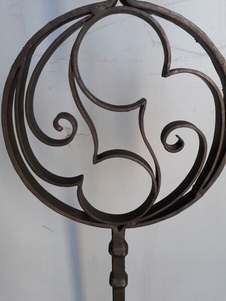 Lamppost wrought iron ep 1930/40 art deco