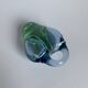 Art Glass Bowl in Blue by Jan Beranek for Skrdlovice, Czechoslovakia