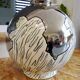 Vase Boule "ICEBERG" par Danillo CURETTI Emaux de Longwy Numéroté 24/100