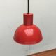 Mini bunker metal pendant lamp from the mid-century by Johannes Hammerborg for Fog & Mørup, 1970s.