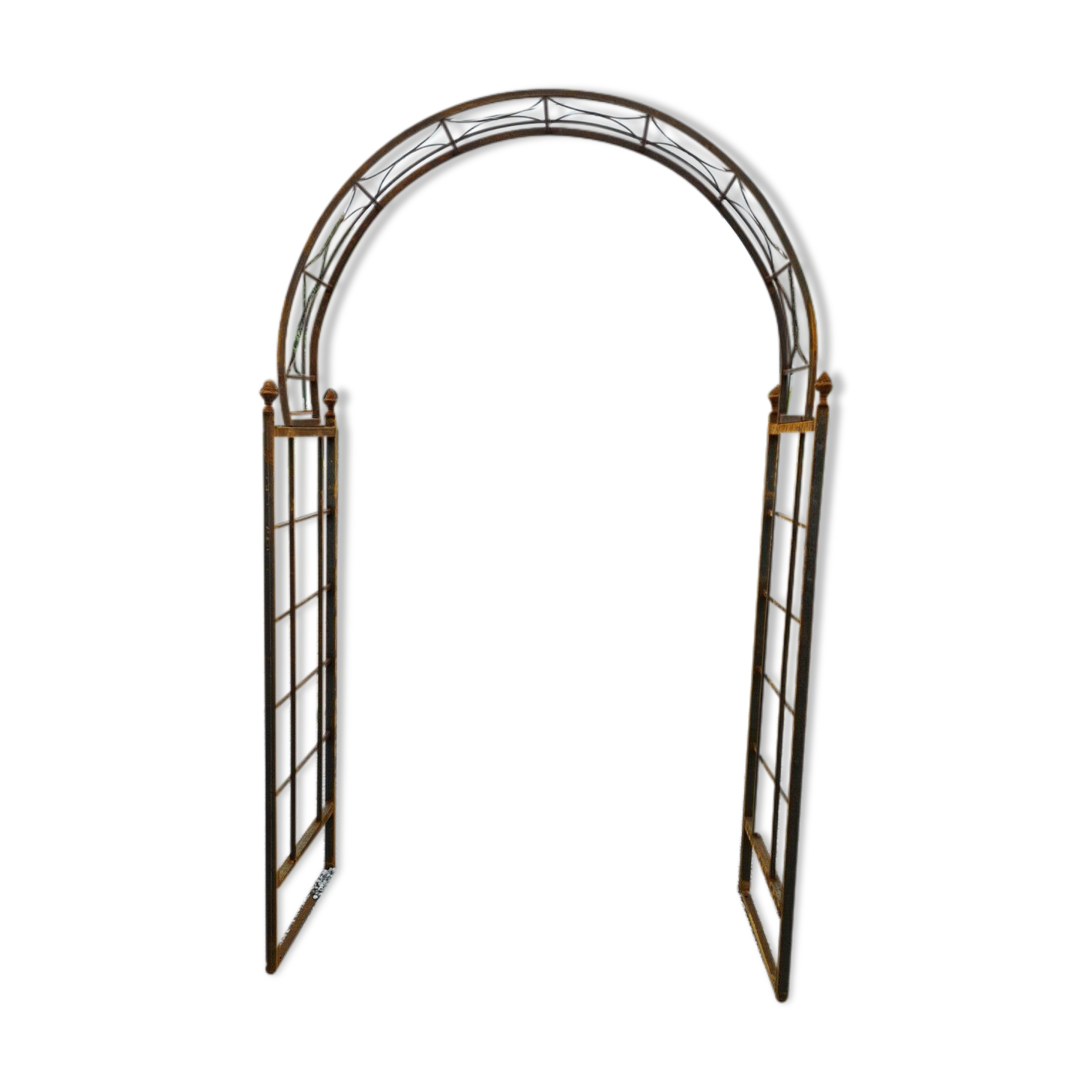 Iron garden arch