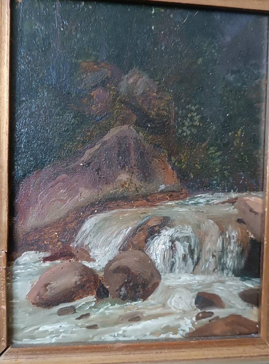 Oil painting on panel, Giuseppe Hainmann (Milan 1828-Alexandria, Egypt 1883)