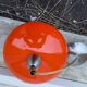 Suspension opaline vintage