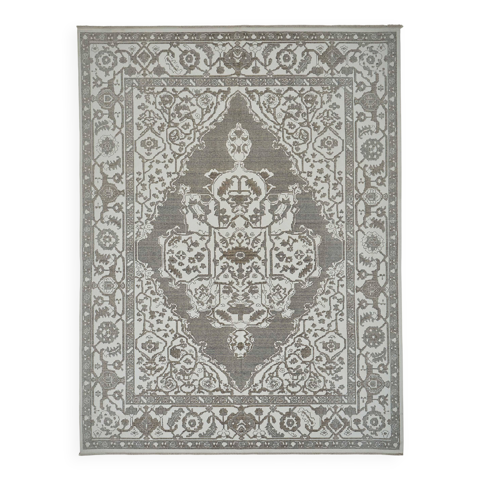 Turkish Handcrafted Loom Oushak Rug 270 cm x 358 cm
