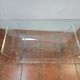 Plexiglas coffee table glass top from the 70s, 140×70cms