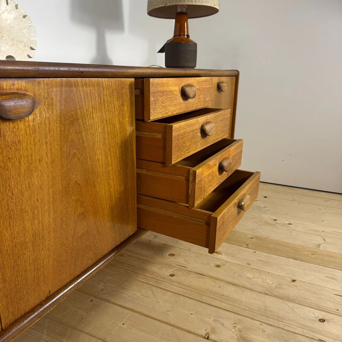 English teak sideboard – Mid-century 1960s sideboard