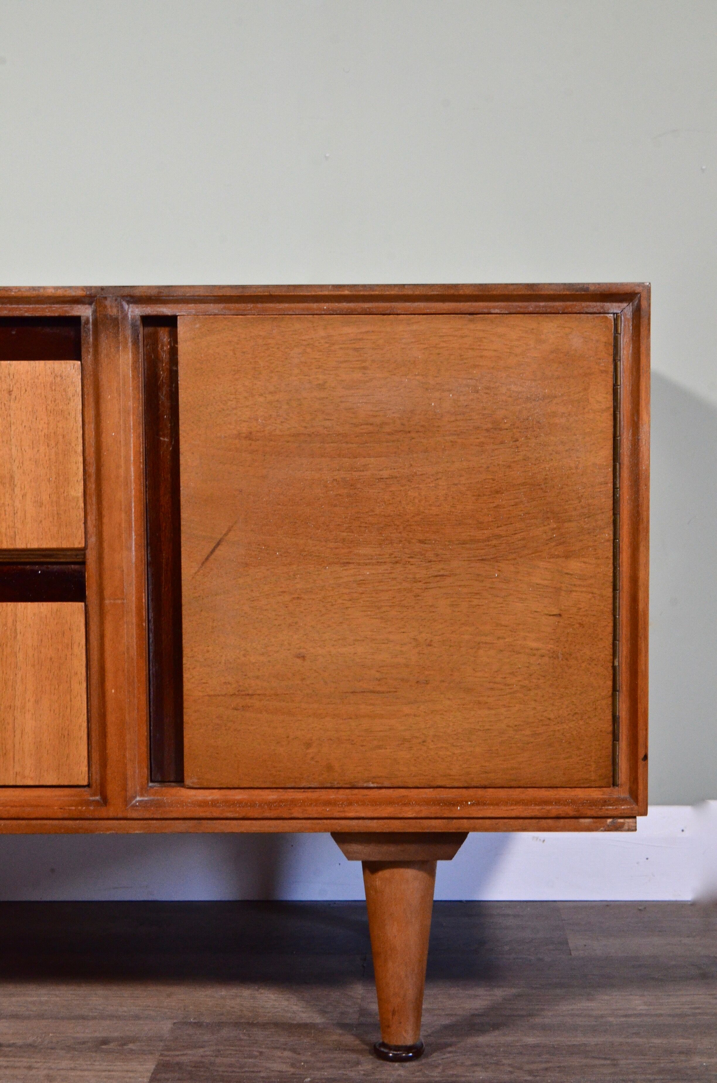 Midcentury petite sideboard cabinet in teak from Meredew