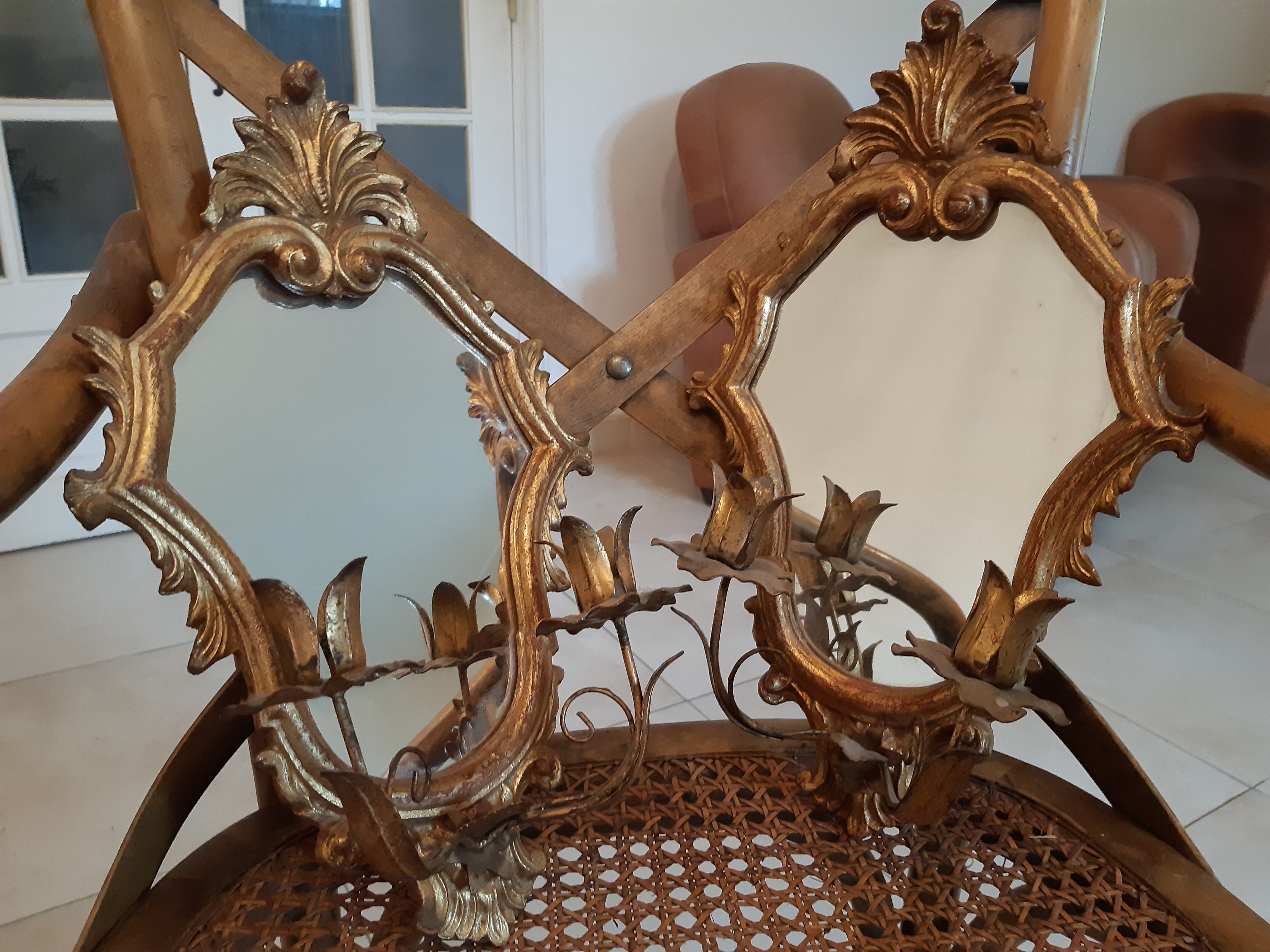 Pair of mirrors  24x37cm