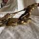 Brutalist bronze sculpture