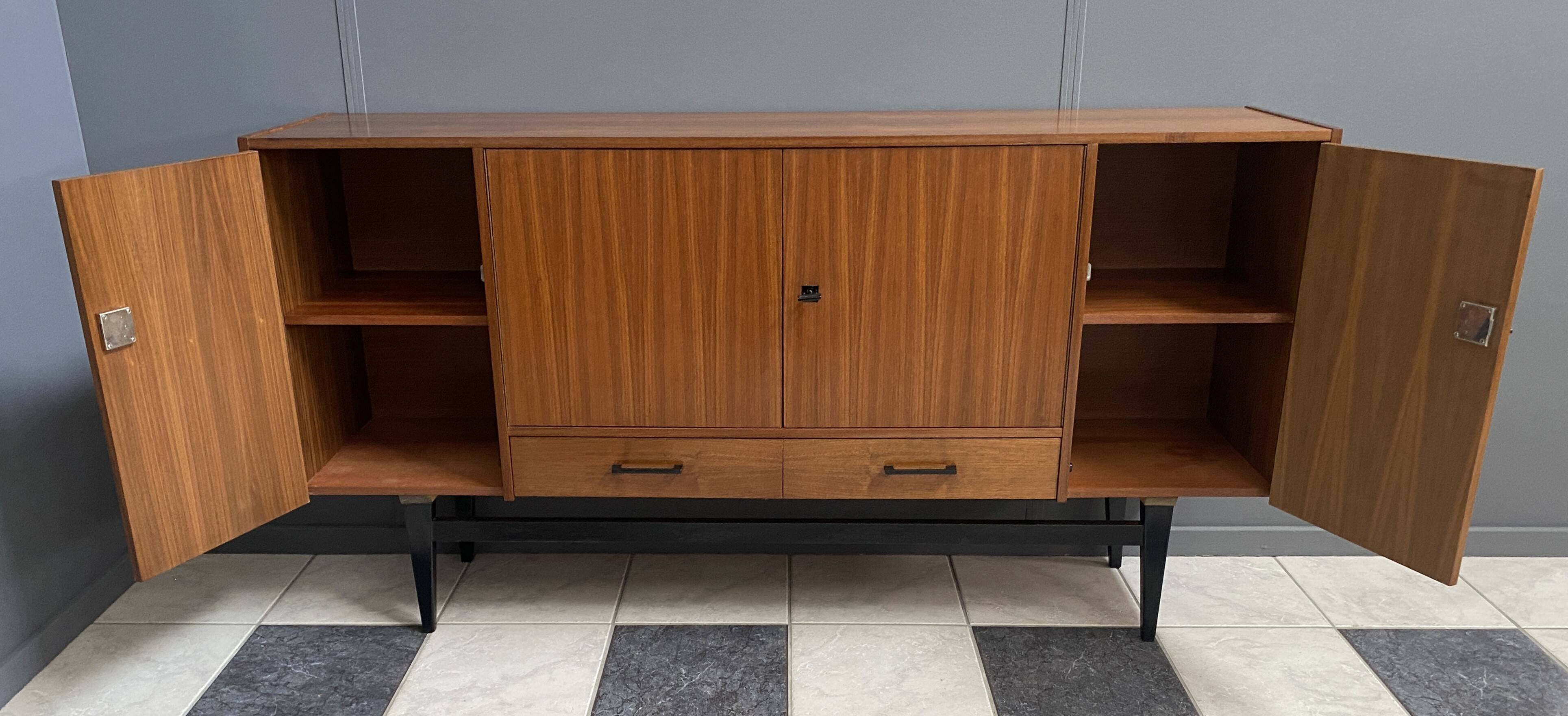 wood sideboard 1970s