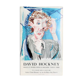 David Hockney  vintage offset lithograph, picasso styled for vogue