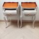 Pair of antique bedside tables
