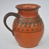 Gerhard Bauer Design Hand painted ceramic jug  18cm tall