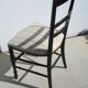 Napoleon III chair in blackened wood