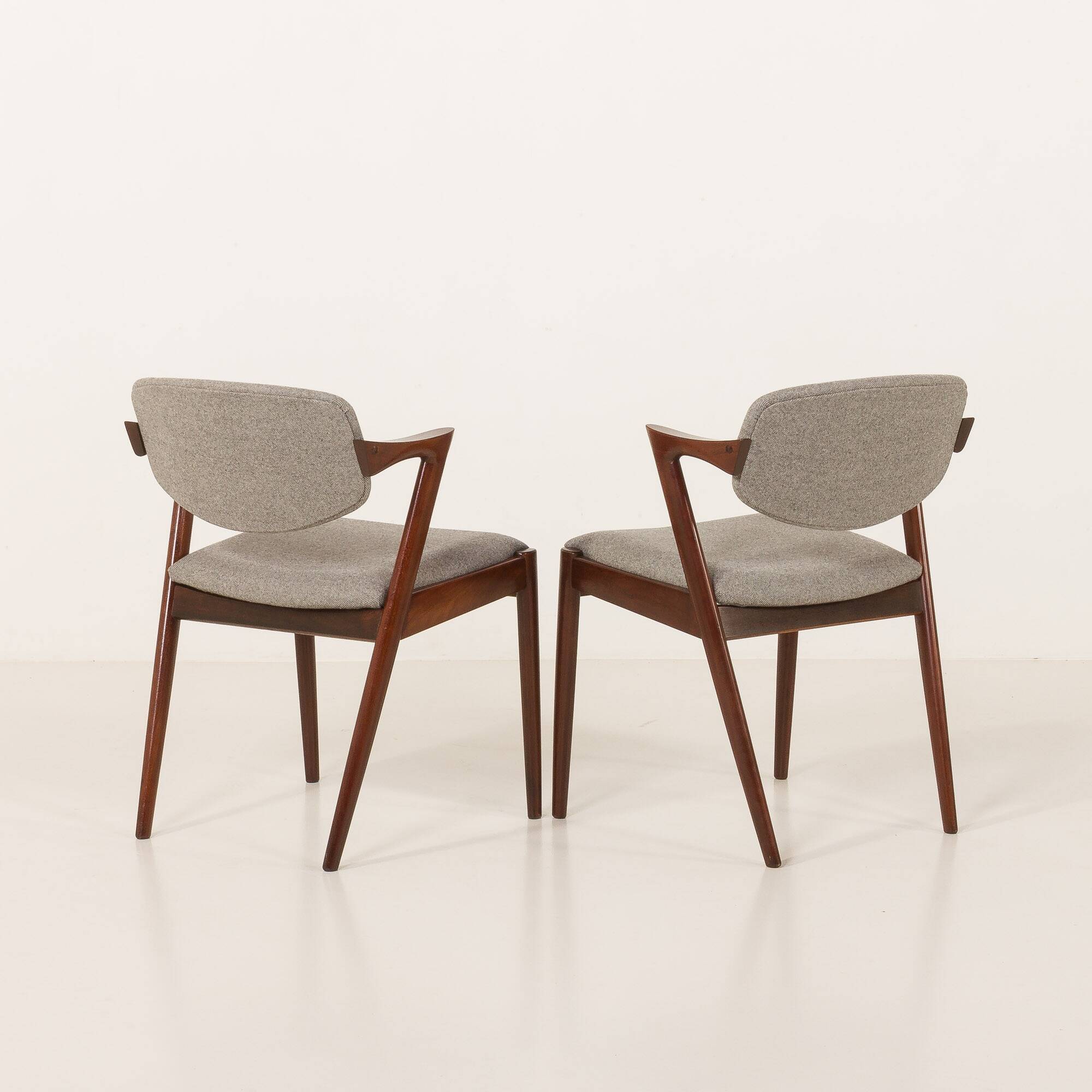 Kai Kristiansen chairs in roswood model 42, set of 8,Denmark 1960s