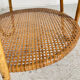 Table basse en rotin 1960