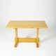 Solid pine table by Charlotte Perriand for Les Arcs, 1970s