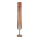 Lampadaire en bois de hêtre et textile Ikea Strimma