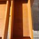 Desk, green leather top