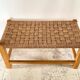 Stool bench wood and rope vintage bohemian spirit