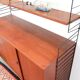 Nisse String shelf in teak, retro vintage style from the 60s-70s.