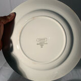 Art Deco service, Digoin Sarreguemines model, canes