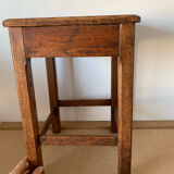 Antique oak stool