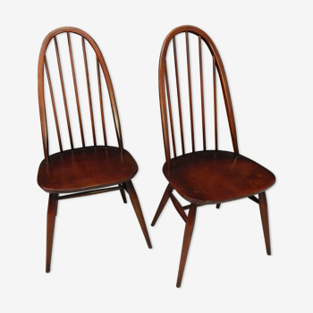 Paire de chaises Ercol, années 50/60