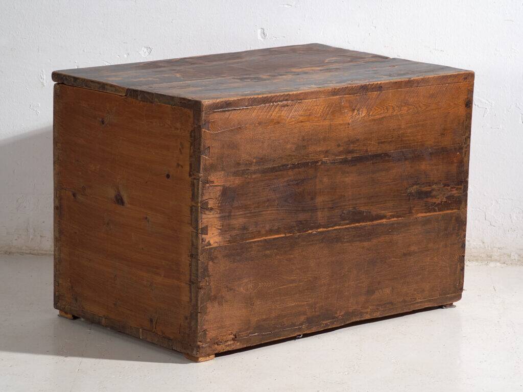 Antique Chinese painted pine chest – China, circa 1930