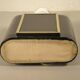 Lampe de table noir et or annees 70-80