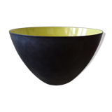 Black and Green Krenit Bowl by Herbert Krenchel for Torben Ørskov & Co, Denmark, 1953
