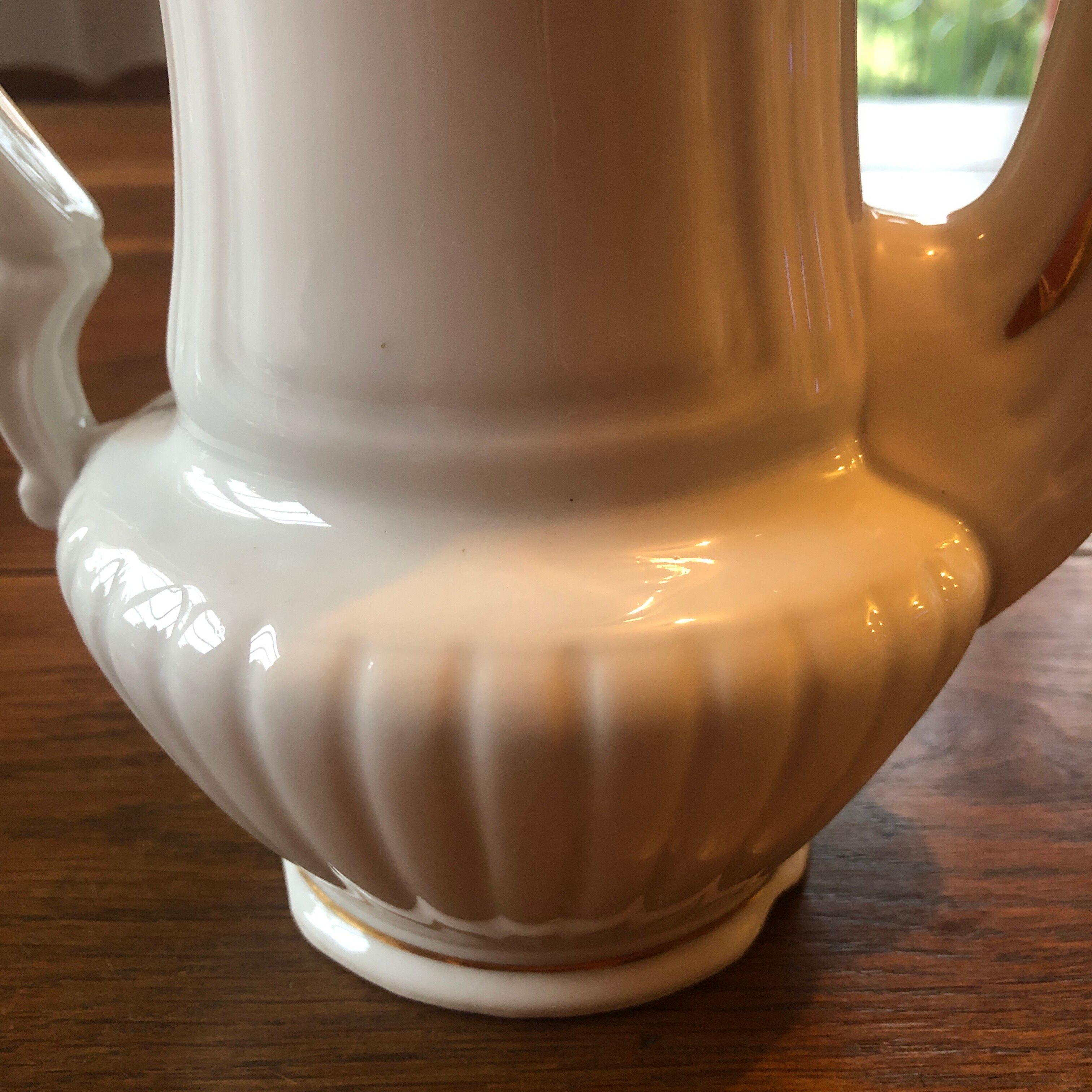 Old Limoge porcelain coffee maker