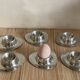 6 stainless steel shells