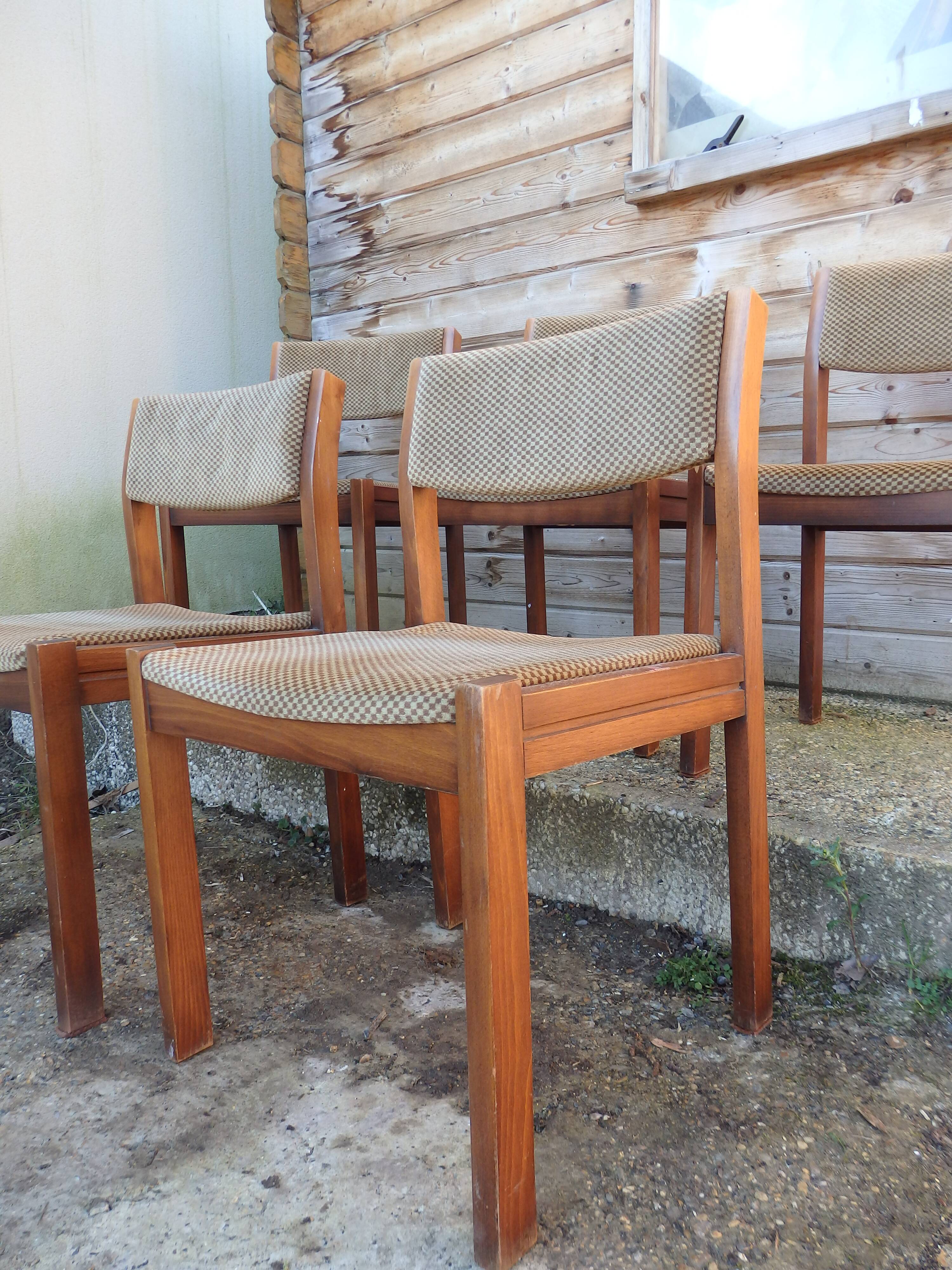 5 vintage chairs 70s 80s