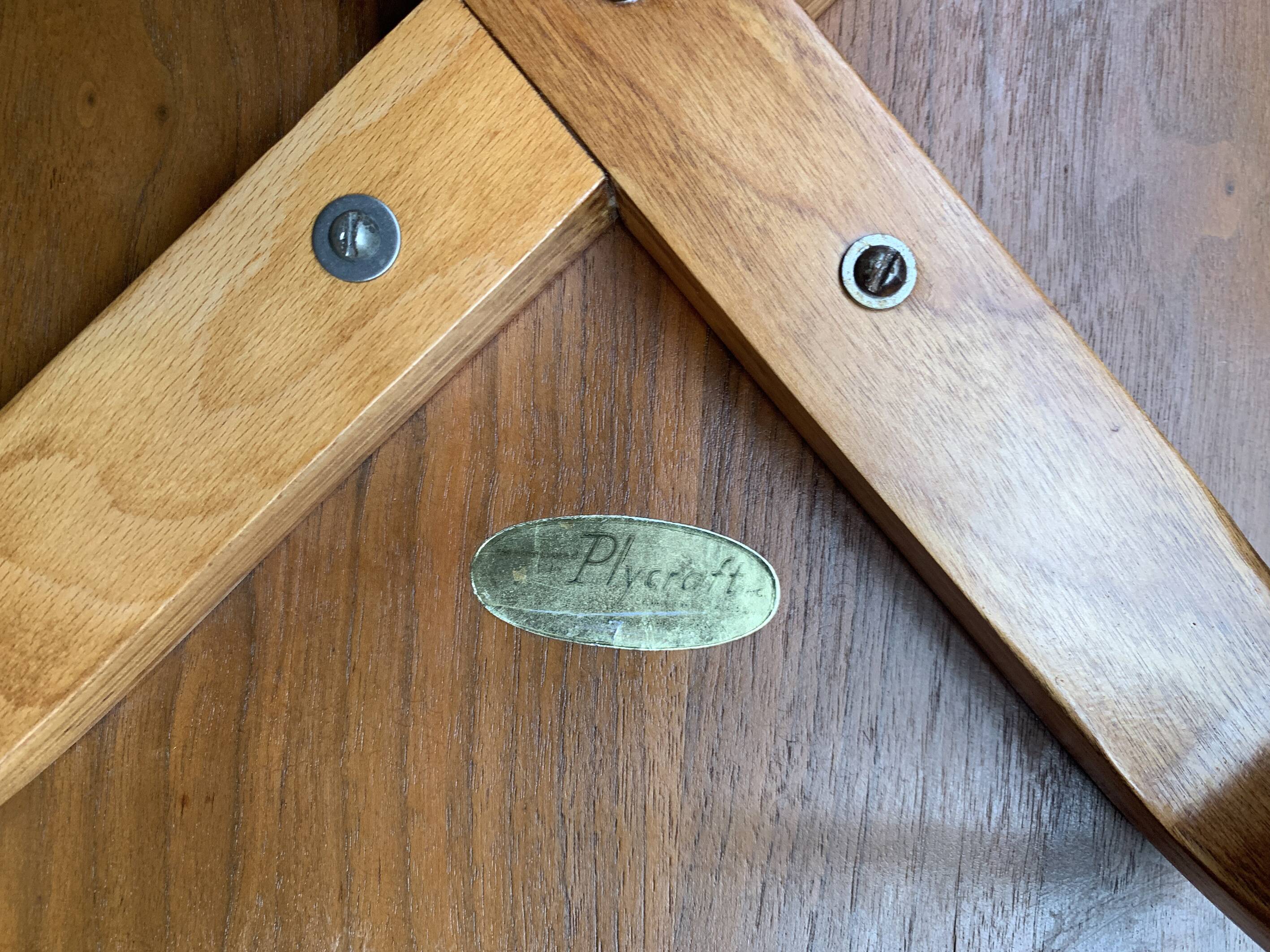 Set of 4 Norman Cherner chairs for Plycraft USA in teak, 1960s