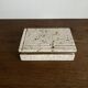 Travertine trinket box, Cerri Nestore, Italian work, 1970