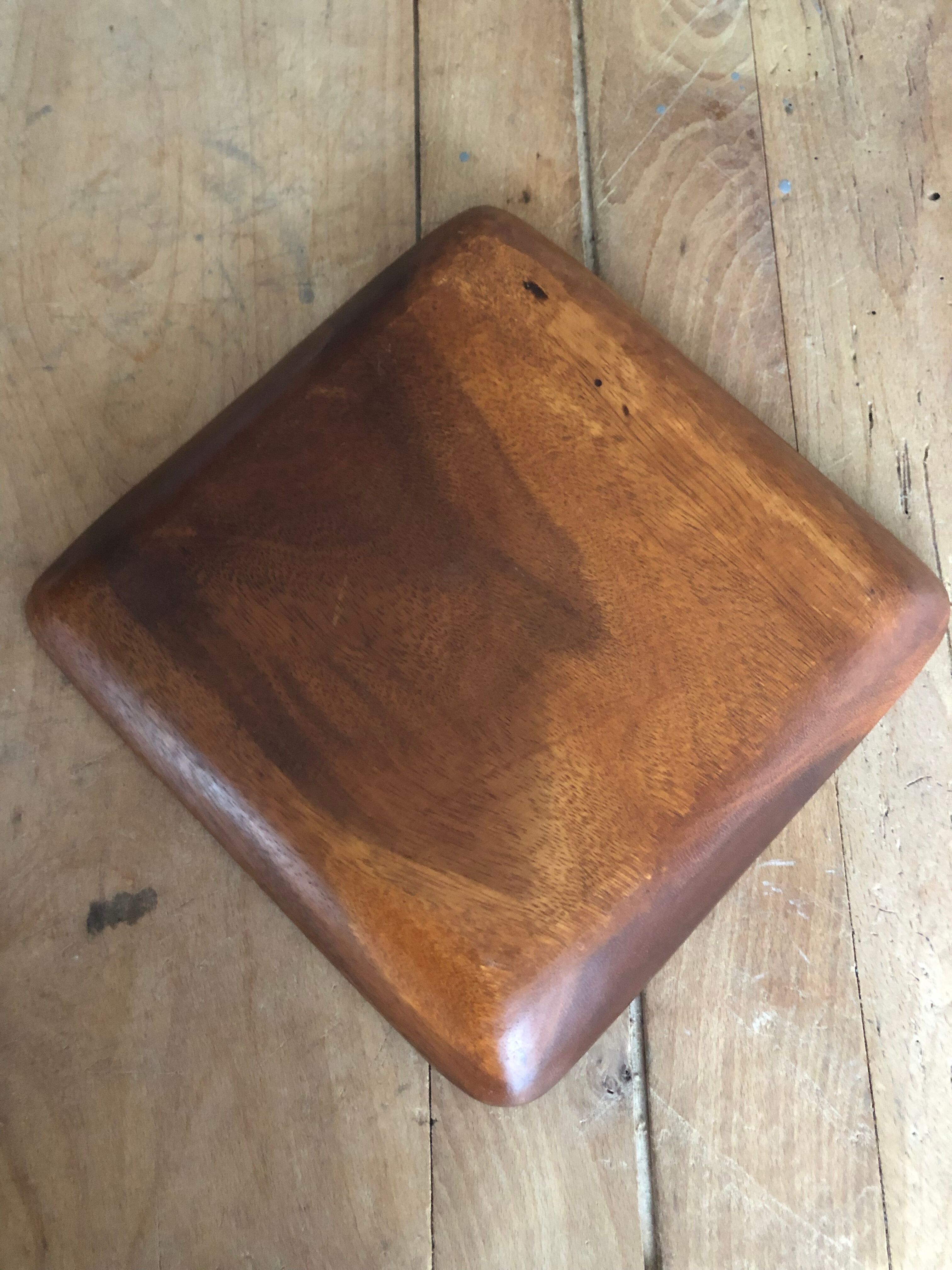 Empty vintage wood pocket