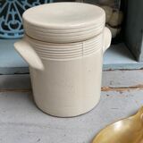 Glazed earth pot