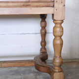 Natural wooden farm table - XIXth century
