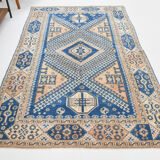 Medium Size Royal Blue Oushak Rug