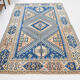 Medium Size Royal Blue Oushak Rug