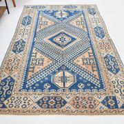 Medium Size Royal Blue Oushak Rug