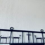 Artistic ironwork mirror, Frederick Weinberg