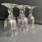 6 verres à eau XIXème – Établissements Legras