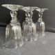 6 19th century water glasses – Establishments Legras