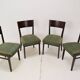 Ensemble de quatre chaises à manger/ Interier Praha, années 1950.