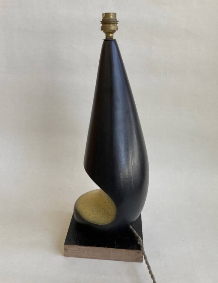 Vintage 1950s ceramic lamp base