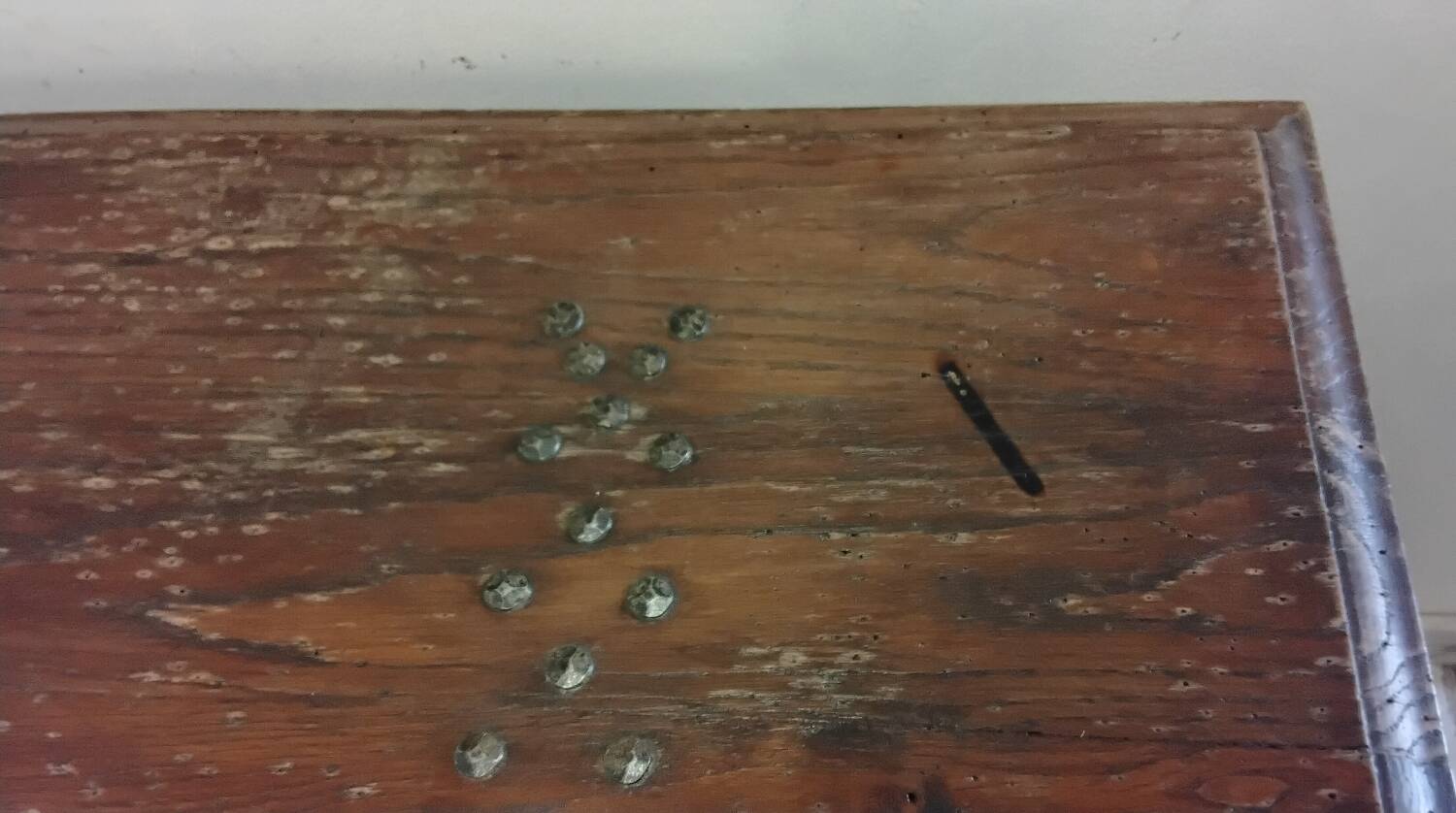 Antique wooden chest