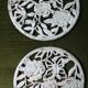 2 dessous de plat fonte